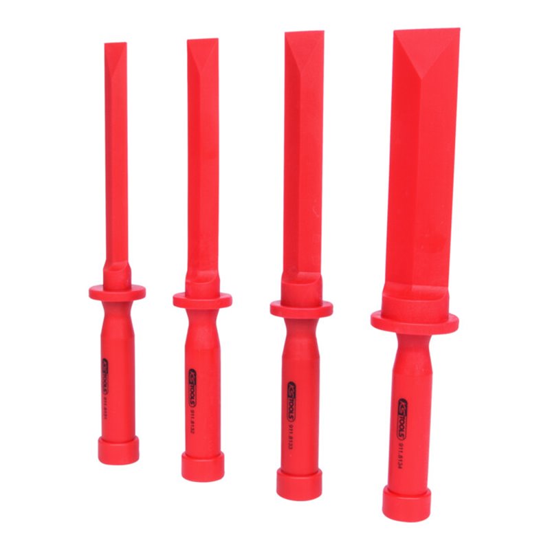 KS Tools Schonmeißel-Satz, 4-teilig, 19-38mm