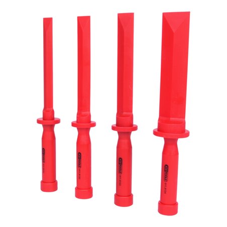KS Tools Schonmeißel-Satz, 4-teilig, 19-38mm
