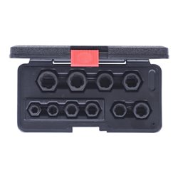 KS Tools Spiral-Profil-Steckmuttern-Satz, 10-teilig, M8-M19