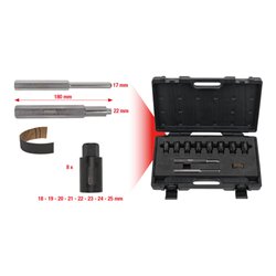 KS Tools Radsicherungs-Demontageset, 10-tlg.
