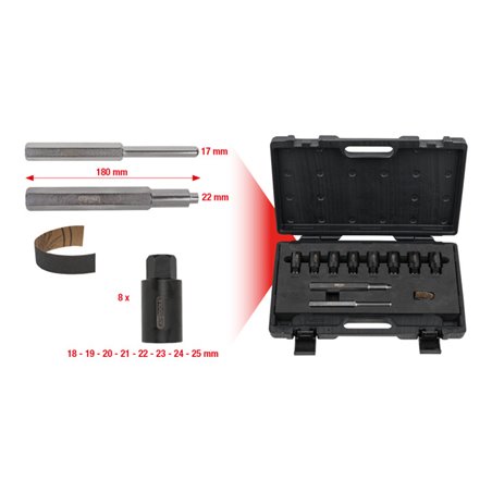 KS Tools Radsicherungs-Demontageset, 10-tlg.