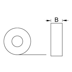KS Tools Folien-Absperrband rot/weiss schraffiert