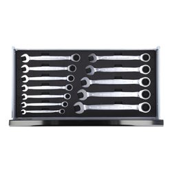 KS Tools 1/4'+1/2' CHROMEplus Universal-Werkzeug-Satz, 99-teilig GEAR