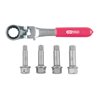 KS Tools 1/2' Bremssattel Spezial-Steckschlüssel- Satz, 5-teilig