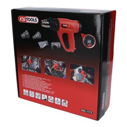 KS Tools Heißluftgebläsepistolen-Satz, Digital, 5-teilig