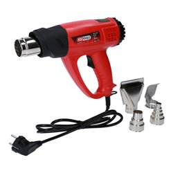 KS Tools Heißluftgebläsepistolen-Satz, Digital, 5-teilig