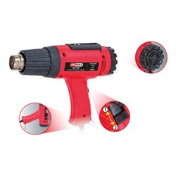 KS Tools Heißluft-Gerät Satz inkl. 4 Aufsätze