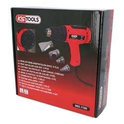 KS Tools Heißluft-Gerät Satz inkl. 4 Aufsätze