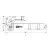 KS Tools Einhand-Fettpresse mit starrem Füllrohr, 350mm