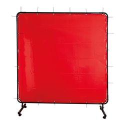 KS Tools Schweißerschutzplane, rot