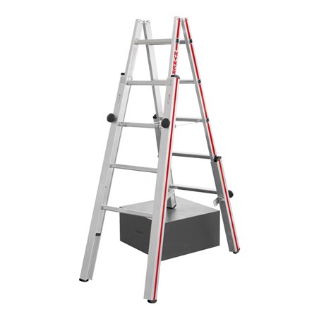 Hymer Treppenstehleiter in konischer Form, beidseitig begehbar