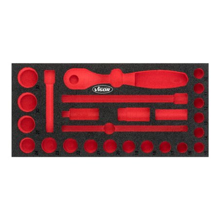 VIGOR Weichschaum-Einlage, leer V4975-L