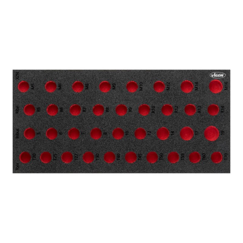 VIGOR Weichschaum-Einlage, leer V5099-L