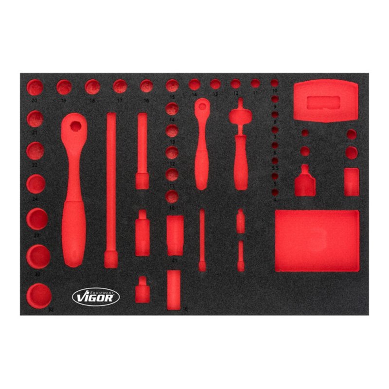 VIGOR Weichschaum-Einlage, leer V5115-L