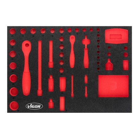 VIGOR Weichschaum-Einlage, leer V5115-L