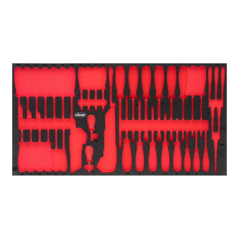 VIGOR Weichschaum-Einlage, leer V5170-L