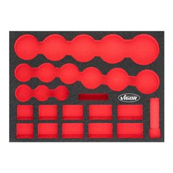 VIGOR Weichschaum-Einlage, leer V5066-L