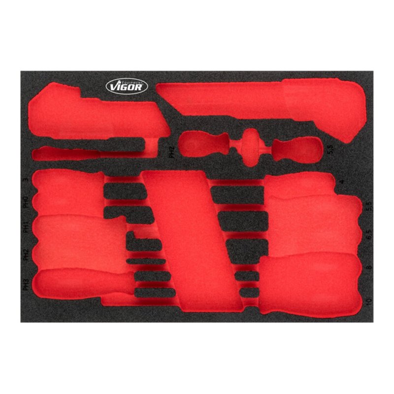 VIGOR Weichschaum-Einlage, leer V5081-L