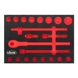 VIGOR Weichschaum-Einlage, leer V5109-L