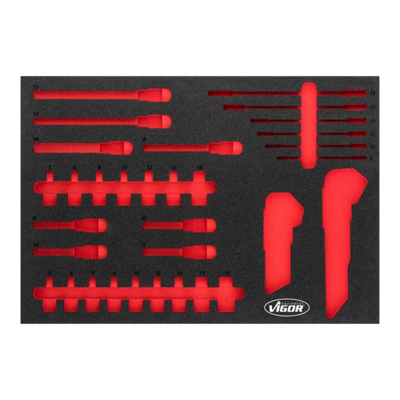 VIGOR Weichschaum-Einlage, leer V5173-L