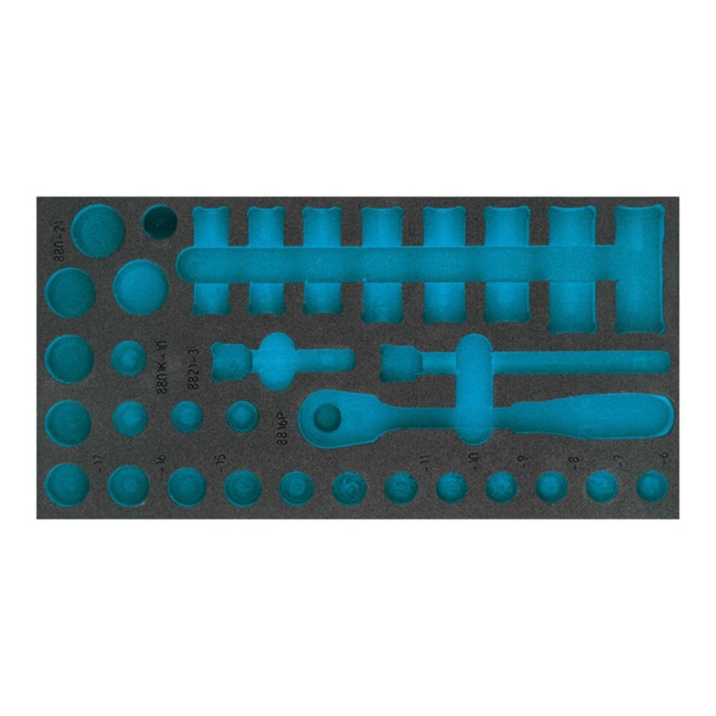 HAZET 2K-Weichschaum-Einlage 163-483L