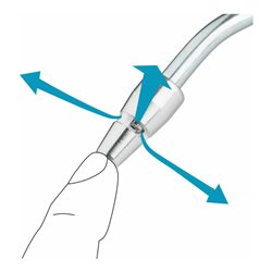 HAZET Ausblaspistole 100 mm, mit Venturidüse und gebogenem Rohr 9040P-4