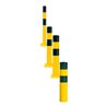 Moravia Rammschutz-Poller XL Stahl schwarz/gelb 194 x 1200 mm zum Aufdübeln