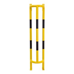 Moravia Rohrschutz Groß 1500 schwarz/gelb 1500 x 350 x 300 mm mit Boden/Wandplatten