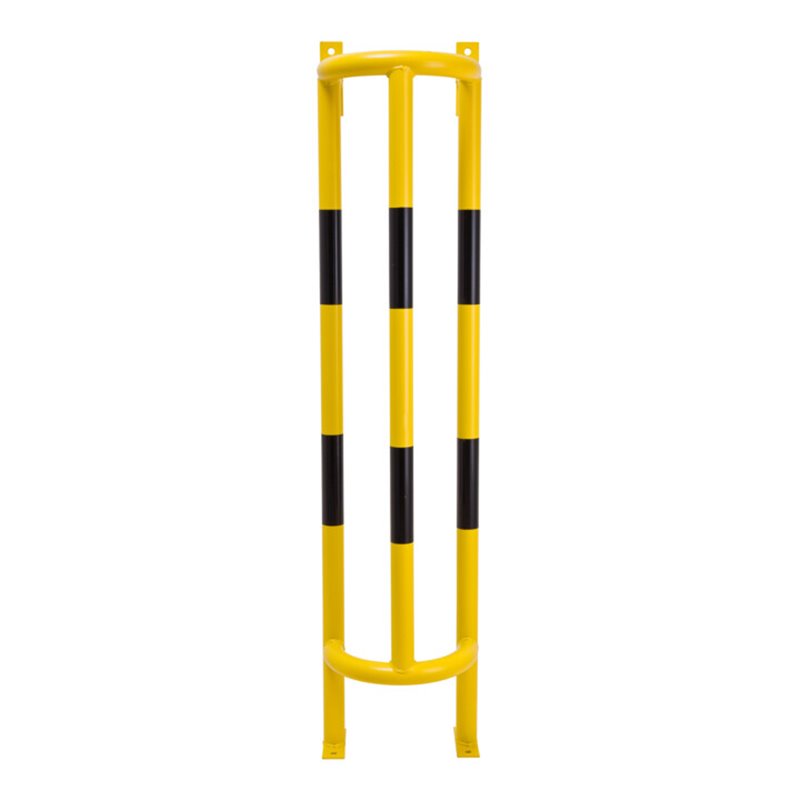 Moravia Rohrschutz Groß 1500 schwarz/gelb 1500 x 350 x 300 mm mit Boden/Wandplatten