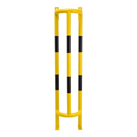 Moravia Rohrschutz Groß 1500 schwarz/gelb 1500 x 350 x 300 mm mit Boden/Wandplatten