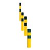 Moravia Rammschutz-Poller S Stahl schwarz/gelb 90 x 1600 mm