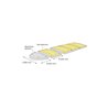 Moravia Fahrbahnschwelle SafeRide-75 Normelement 900 x 500 x 75 mm