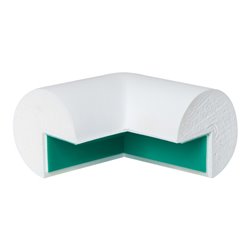 Moravia Prallschutz MORION Kreis Kantenschutz 40 x 40 Außenecken zweischenklig weiß