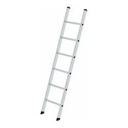 MUNK Aluminium-Sprossen-Anlegeleiter ohne Traverse