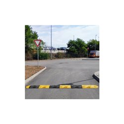 Moravia Fahrbahnschwelle TOPSTOP 5-RE Normelement schwarz 500 x 500 x 70 mm