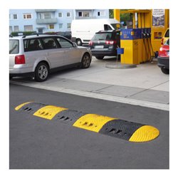 Moravia Fahrbahnschwelle TOPSTOP 30-RE gelb Abschlusselement 500 x 250 x 30 mm