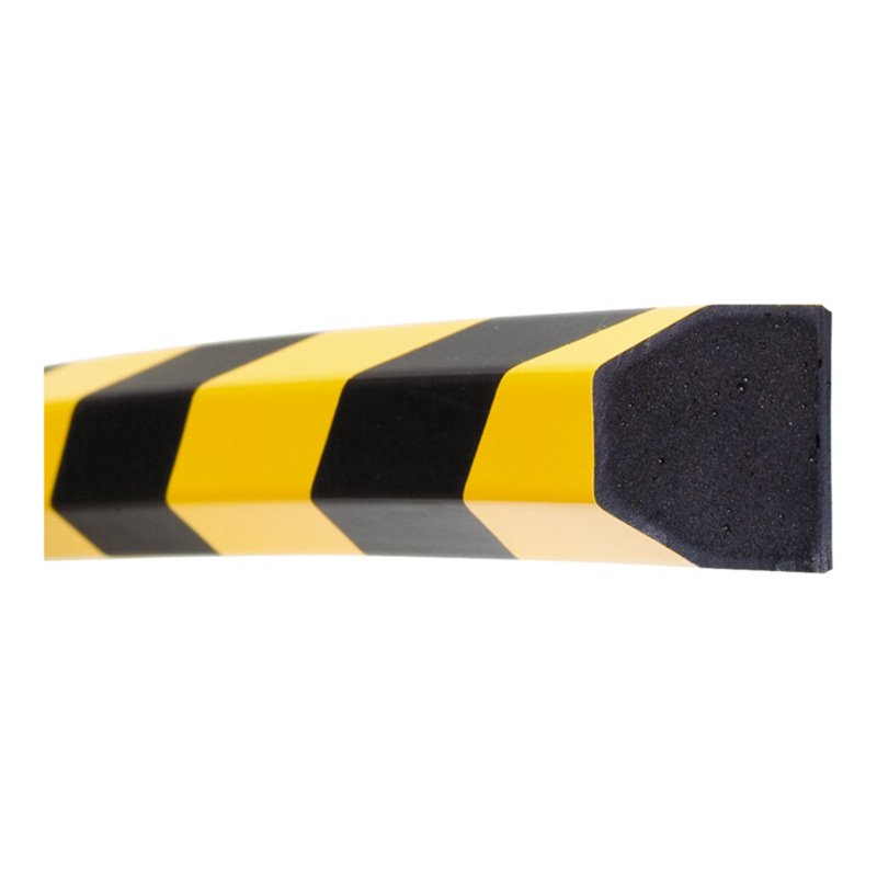 Moravia Prallschutz MORION Trapez Flächenschutz 40/40 mm Länge 1000 mm schwarz / gelb magnetisch