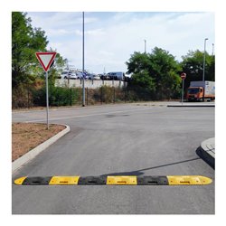 Moravia Fahrbahnschwelle TOPSTOP 20-RE Normelement schwarz 400 x 500 x 50 mm