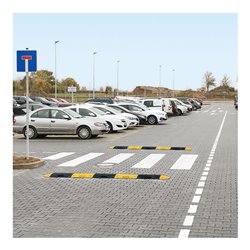 Moravia Fahrbahnschwelle TOPSTOP 20-RE Normelement schwarz 400 x 500 x 50 mm