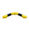 Moravia Eckrammschutz-Balken schwarz/gelb Rundrohr 76 x 3,0 mm Seitenlänge 638 mm