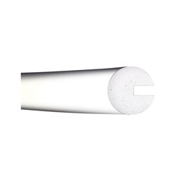 Moravia Prallschutz MORION Kreis Profilschutz 40 x 40 x 8 mm Länge 1000 mm weiß