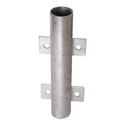Moravia Einsteckhülse mit Laschen für Schutzbügel feuerverzinkt 300 x 120 mm (L x B)