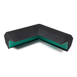 Moravia Prallschutz MORION Trapez Kantenschutz 40/40 Außenecke zweischenkelig schwarz