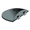 Moravia Fahrbahnschwelle EasyRider-55 Abschlusselement schwarz 225 x 300 x 55 mm