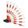 Moravia Kettenständer Set klappbar rot/weiß 4 Pfosten 50 x 900 mm + 10 m Kette 4 Stk.
