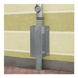 Moravia Rohrschutz klein 300 zur Wandmontage 300 x 292 x 230 mm Stahl feuerverzinkt