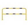 Moravia Schutzbügel aus Stahl für innen schwarz/gelb 1000 x 2000 mm zum Aufdübeln