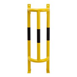 Moravia Rohrschutz Groß 1000 schwarz/gelb 1000 x 350 x 300 mm mit Boden/Wandplatten