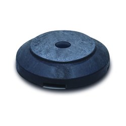 Moravia Kettenständer EXTERN 60 x 1000 mm schwarz/gelb + Ösenkappe und Recyclingfuß