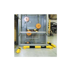 Moravia Rammschutz-Balken schwarz/gelb 76 x 3,0 mm 400 mm lang